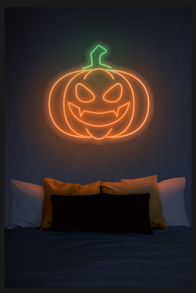 Halloween sign "Pompoen"