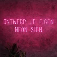 Ontwerp jouw eigen neon sign